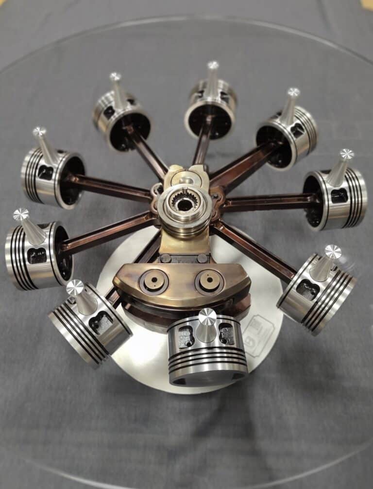 M462RF Sternmotorkolben-Tisch