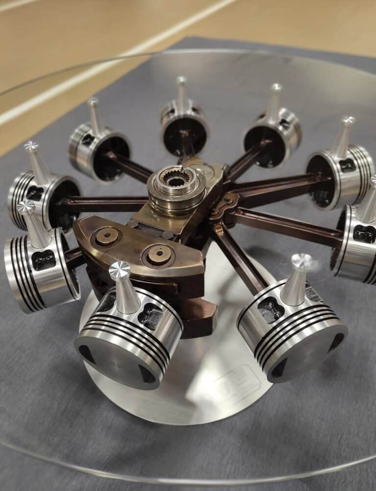 M462RF Sternmotorkolben-Tisch