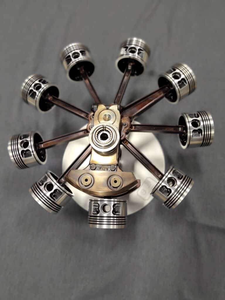 M462RF Sternmotorkolben-Tisch