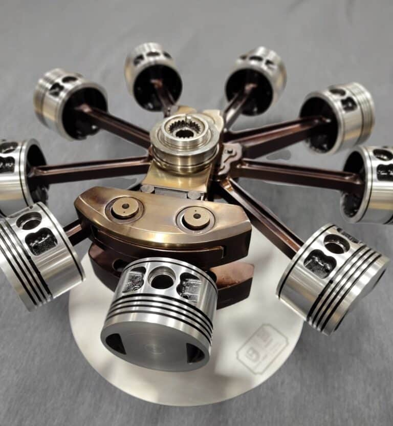 M462RF Sternmotorkolben-Tisch