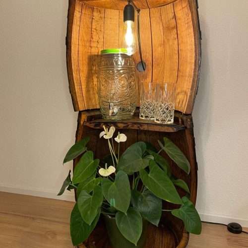 Weinfasstisch und Gestell